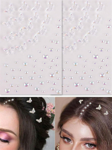 Adhesivos Con Forma De Perlas Para El Pelo, Decoración Para