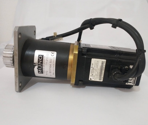 Servo Motor Yaskawa Sgm 02v384+mijno Precision Ration 12 (Usado)