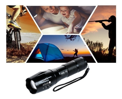 Paquete 100 Kits Lamparas Tácticas Recargables Led Q5 Y T6