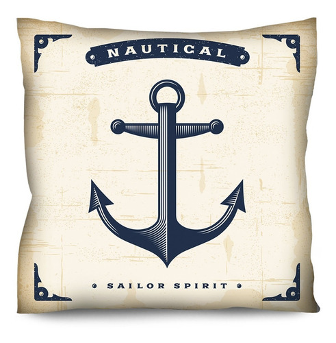 Imagem 6 de 8 de Kit 4 Capas De Almofada Náutica Marinheiro 42x42cm R2
