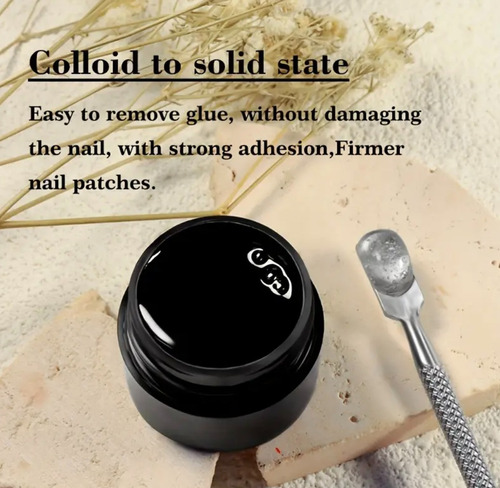 4pcs Gel Sólido Pegamento Para Uñas Soft