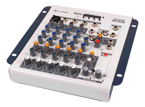 Mesa De Som Mixer Sense 602 Com 6 Canais Ll Audio