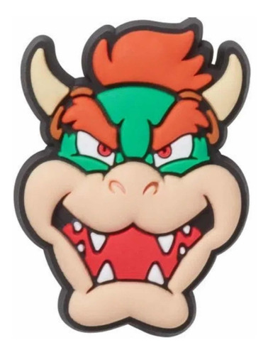 Crocs Jibbitz Super Mario Bowser Decoración Para Crocs