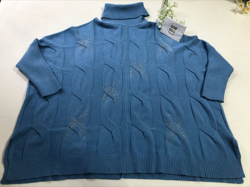 Sweater Oversize Talle Especial Para Mujer Polera