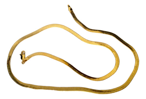 Cadena 50cm Chapada En Oro De 24k 