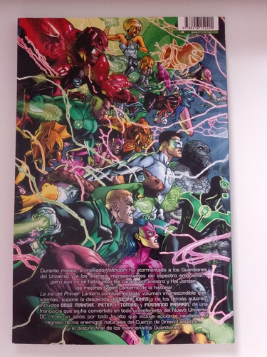 Green Lantern - La Ira Del Primer Lantern - Dc Comics