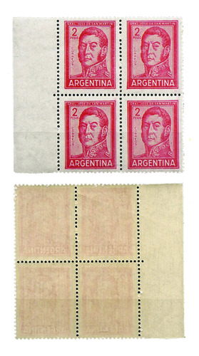 Argentina Gj 1132 Variedad Filigrana Traspuestas 604b A 1959