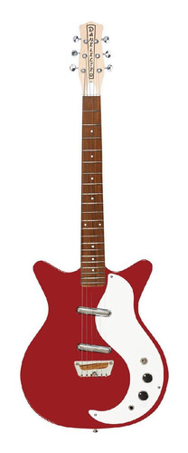 Gitr Eléctrica Danelectro Stock59 Vntge Red + Funda