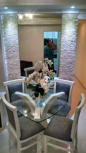 Apartamento Com 2 Dormitórios À Venda, 54 M² Por R$ 361.000,00 - Vila Príncipe De Gales - Santo André/sp - Ap15879