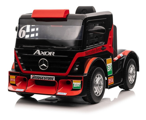 Camión A Bateria Mercedes Axor 12v Rojo - Kidscool