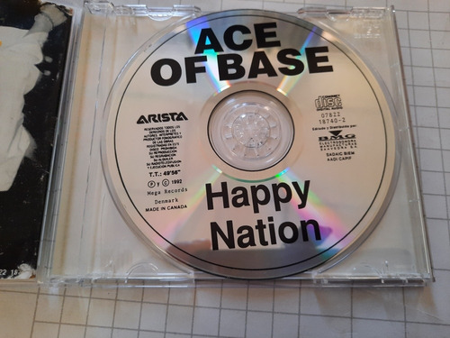 Ace Of Base - Happy Nation / Cd - Canada (Usado)