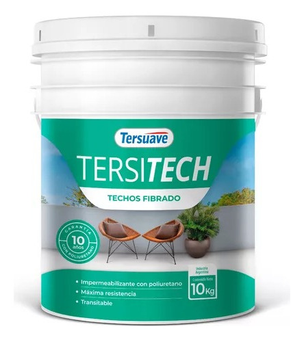 Tersitech Fibrado Membrana En Pasta Tersuave 10 Kg 