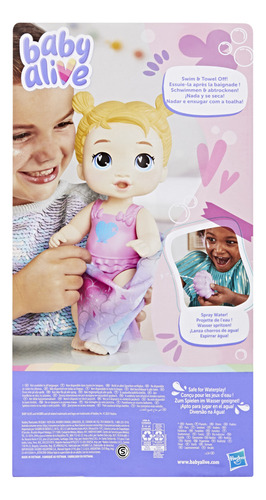 Muñeca Baby Alive Chapuzón De Sirena Harper Hugs