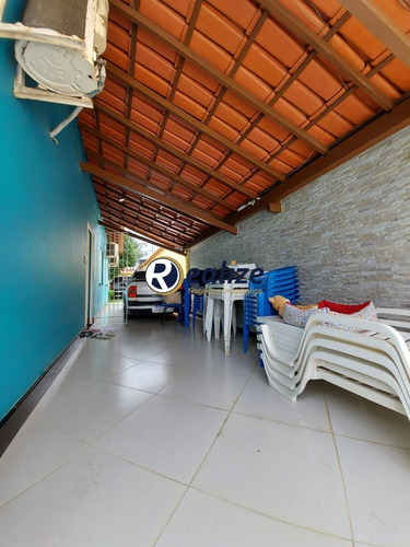 Casa 4 Quartos Mobiliado Com Área De Lazer Completa Na Praia Em Guarapari-es - Ca00167 - 69307506