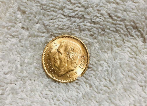 5 Pesos Oro 1920