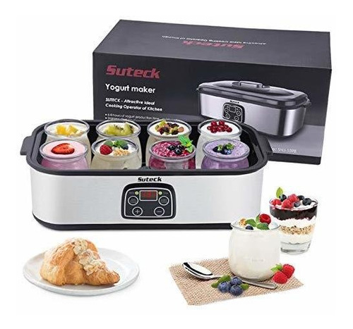 Máquina Automática Para Hacer Yogur Digital Con 8