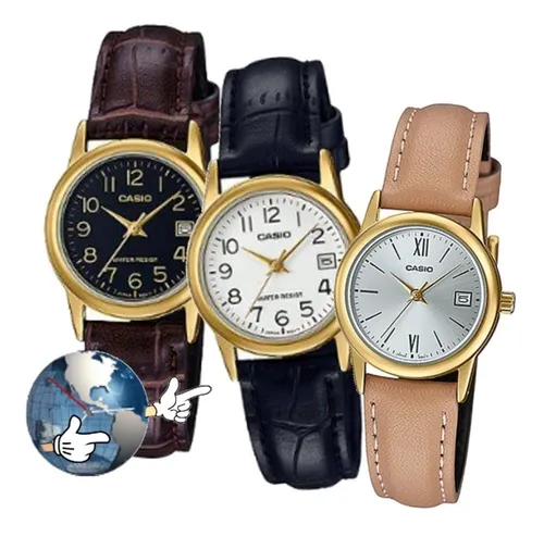 Reloj casio cuero mujer new arrivals