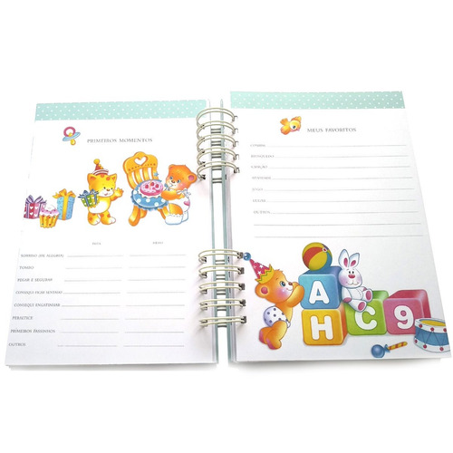 Imagem 5 de 10 de Álbum De Bebê Fotos Urso Príncipe Personalizado Com O Nome