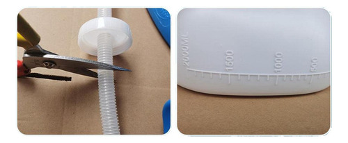 Urinal Portátil Garrafa De Xixi Com Tubo Longo Homens