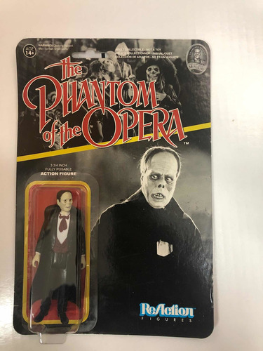 Figura Reaction Monstros Da Universal Fantasm D Opera Super7