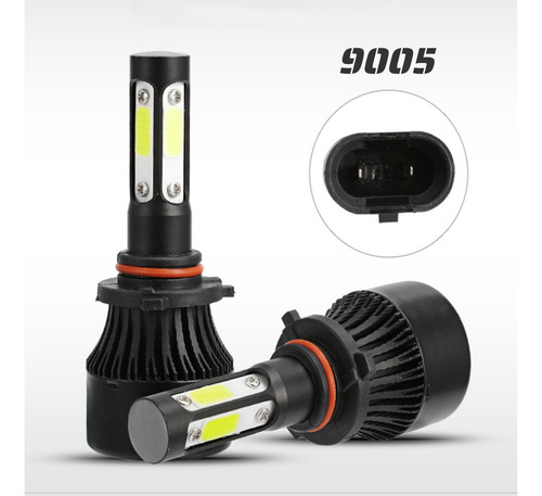 Kit De Focos Led De 4 Lados 12000lm 9005 H11 Para Chevy
