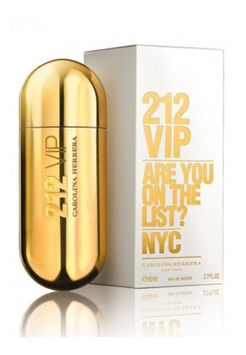 Perfume Original 212 Vip De Carolina Herrera Para Mujer 80ml