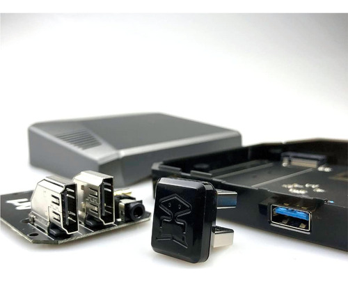 Kit Micro Pc Metalico + Raspberry Pi + M.2 Nvme Ssd (oem)