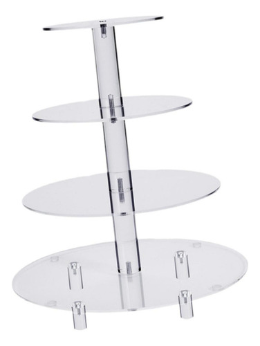 A Mesa Con Soporte For Tartas Transparente Con Forma De