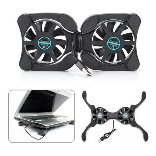 Fan Cooler 2 Ventiladores Para Laptop Mod 919