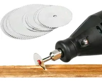 Comprar Kit 10 Pzas Disco De Corte Dentado Para Dremel  +vastago