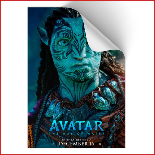 Poster Adherible Avatar 2022 The Way Of Water #2 - 52x35cm