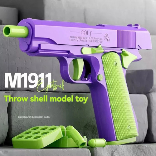 Pistola Colt 1911 Fidget Antistress Carrot 3d
