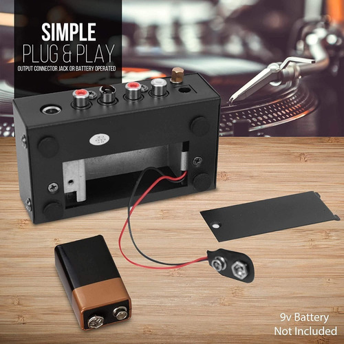 Imagen 3 de 4 de Preamplificador Para Tornamesa Pyle Pp555 Con Trafo A 220v.