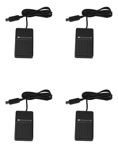 Pedal De Teclado Con Interruptor De Pie Usb Para Pc, 4 Unida