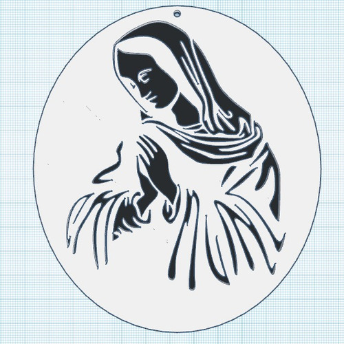 La Virgen Maria- Figura Plastica