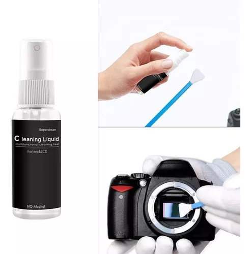 Kit de limpieza de Sensor de cámara Digital y lentes con líquido