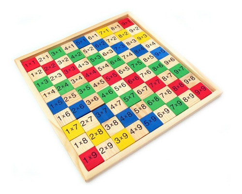 Juego Tablas De Multiplicar Matemáticas Fácil Niños Juguetes