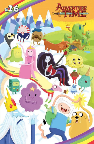 Adventure Time 26b, De Pendleton Ward, Ryan North, James The Stanton., Vol. 1. Editorial Kamite, Tapa Pasta Blanda, Edición 1 En Inglés, 2017