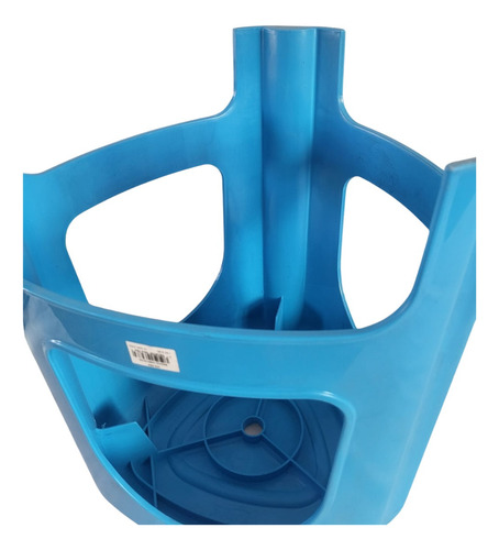 Banco De Plástico Triangular Para Camping O Negocio Celeste