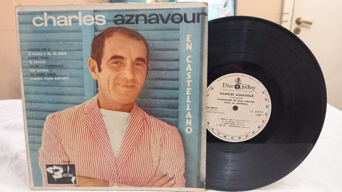 Charles Aznavour En Castellano Vinilo 10' Ex