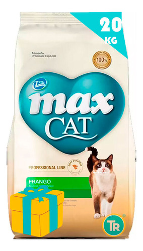 Racion Max Cat Gato Castrado 20 Kg + Obsequio + Envio Gratis