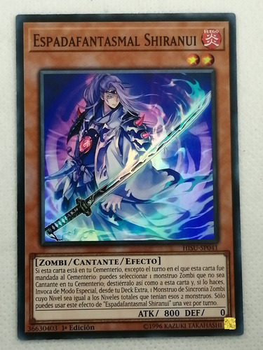 Super Yugioh Espadafantasmal Shiranui