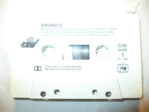 Casete. Bronco. La Serie De Los 20 Éxitos (Usado)