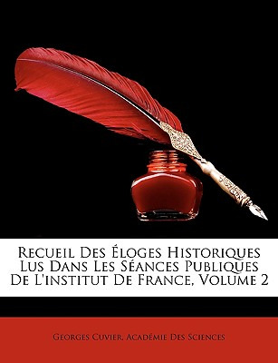 Libro Recueil Des Eloges Historiques Lus Dans Les Seances...