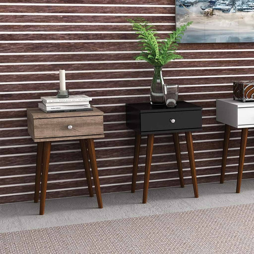 Mesa De Centro, Lateral, Buró Bertolini Rt 3072 Negro