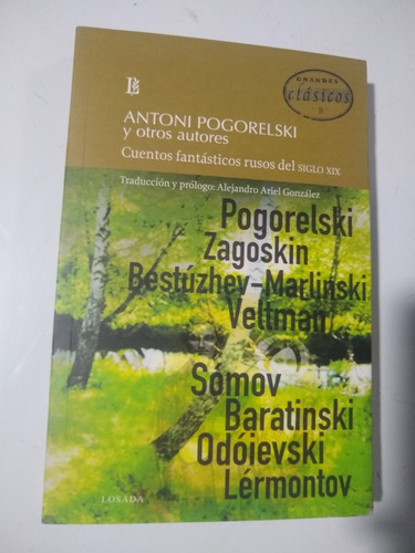 Cuentos Fantásticos Rusos Del Siglo Xix Antoni Pogorelski 