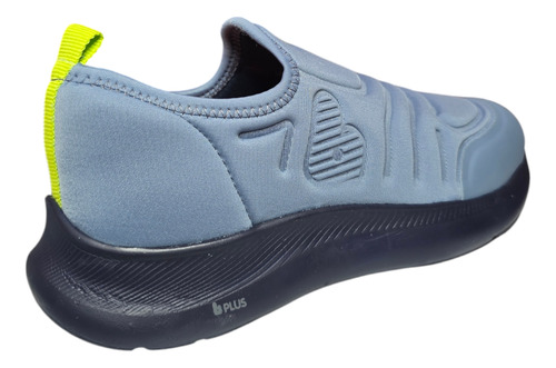 Tênis Slip Infantil Menino Bibi Azul Denim/citrus 1167350