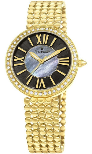 Relógio Feminino Jean Vernier Dourado JV01321