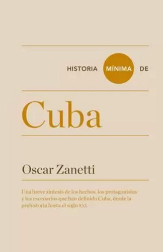 Libro Historia Mínima De Cuba