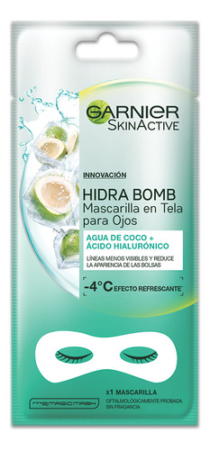 Mascarilla En Tela Para Ojos Garnier Skin Active Coco 6u